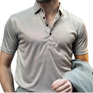 Collars & Co. Semi-Spread Collar Polo - Brown Houndstooth 3X